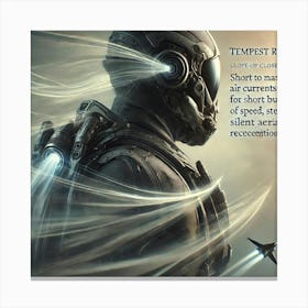 Tempest Rangers Air Manipulation Gear Canvas Print