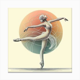 A delicate ballerina 3 Canvas Print