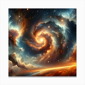 Cosmic Whirl 14 Canvas Print