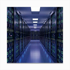 Server Room 4 Canvas Print