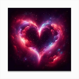 Heart Shape In Space Lienzo