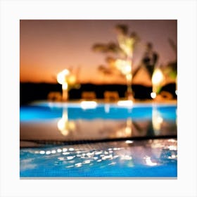 Pool Party 8 Canvas Print