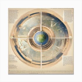 Earth'S Orbit Canvas Print