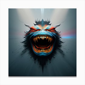 Monster Head Canvas Print