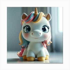 Cute Unicorn 870 Canvas Print