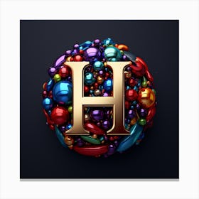 H letter Canvas Print