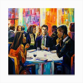 Dinner Party Canvas Print