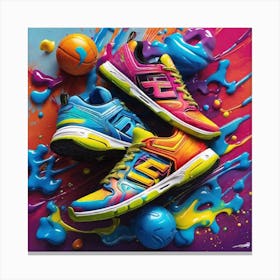 Nike Shoes Canvas Print