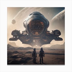 Spaceship 75 Canvas Print