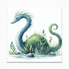 Loch ness monster Canvas Print