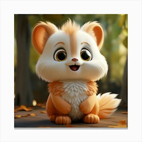 Cute Squirrel Canvas Print