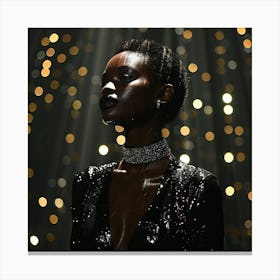 Afro-American Woman 1 Canvas Print