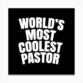 Pastor Canvas Print