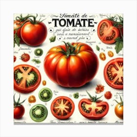 Tomatoes De Tomato Canvas Print