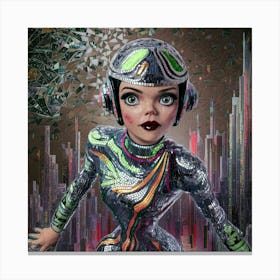 Sci-Fi Girl Canvas Print