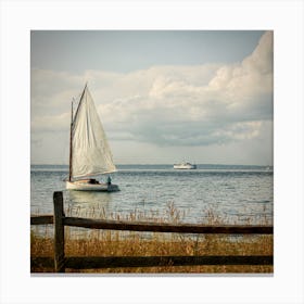 Sailing  with the Ferry Canvas Print