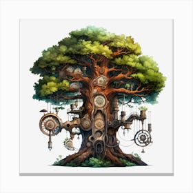 Steampunk Tree 2 Stampe su tela