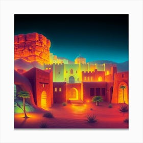 Sand Castle Canvas Print