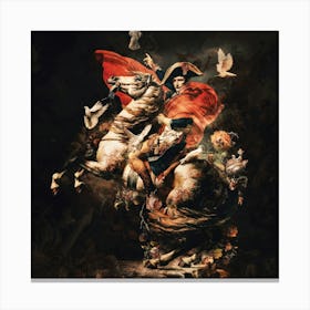 Napoleon Crossing the Alps Canvas Print