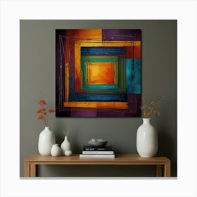 Abstract Painting Canvas Print