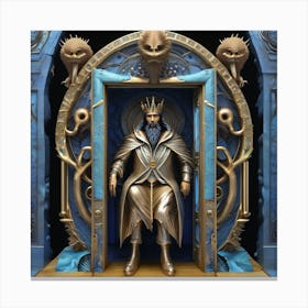 King Of The Throne Canvas Print
