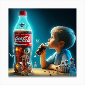 Nano Cola 2 Canvas Print