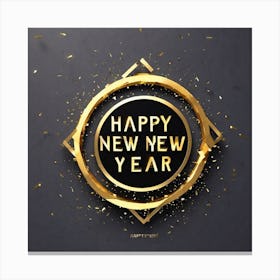 Happy New Year Background 2 Canvas Print