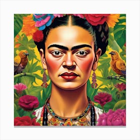 Frida Kahlo A Captivating Mexican 7 Canvas Print