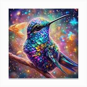 Colorful Hummingbird Canvas Print