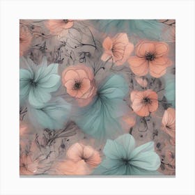 Tulle style Canvas Print
