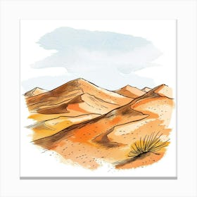 Desert Landscape 9 Canvas Print