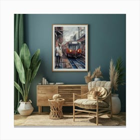 The Day We Caught The Train Eturelana Art Print Il Ju Tu8qjr6osuvsu3sdtia Slwbdek2qewsk Il1jtx2w Canvas Print