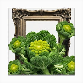 Florets Of Broccoli 20 Canvas Print