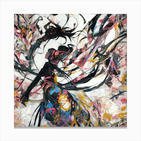 'Flying Woman' Canvas Print