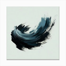 Abstract Wave Painting 1 Canvas Print