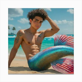 Mermaid Tail Canvas Print