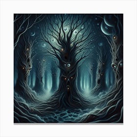 Dark Forest Canvas Print