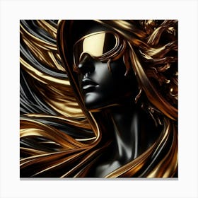 Golden Woman 3 Canvas Print