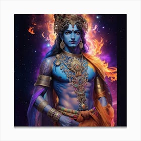 Lord Krishna Canvas Print