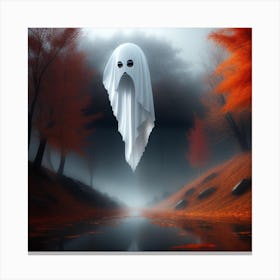 Ghost In The Woods 4 Canvas Print