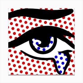 EYE DETAIL | POP ART Canvas Print