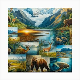 Bears Of Alaska Canvas Print