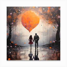 Love Rain 3 Canvas Print