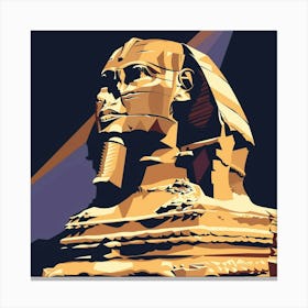 A Sphinx In Giza Vector Design Illustration 1719991720 4 Canvas Print