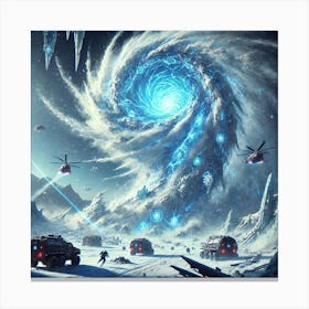 Blizzard Cyclone Canvas Print