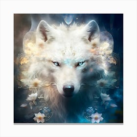 White Wolf 2 Canvas Print