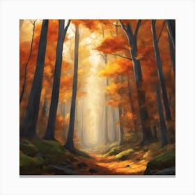 Autumn Forest 2 Canvas Print