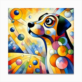 Dog Painting Canvas Print