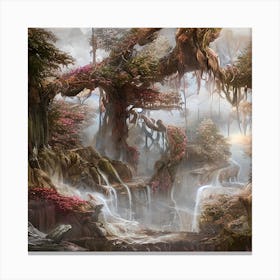 Twisted Landscape Canvas Print