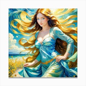 Mermaid fyh Canvas Print